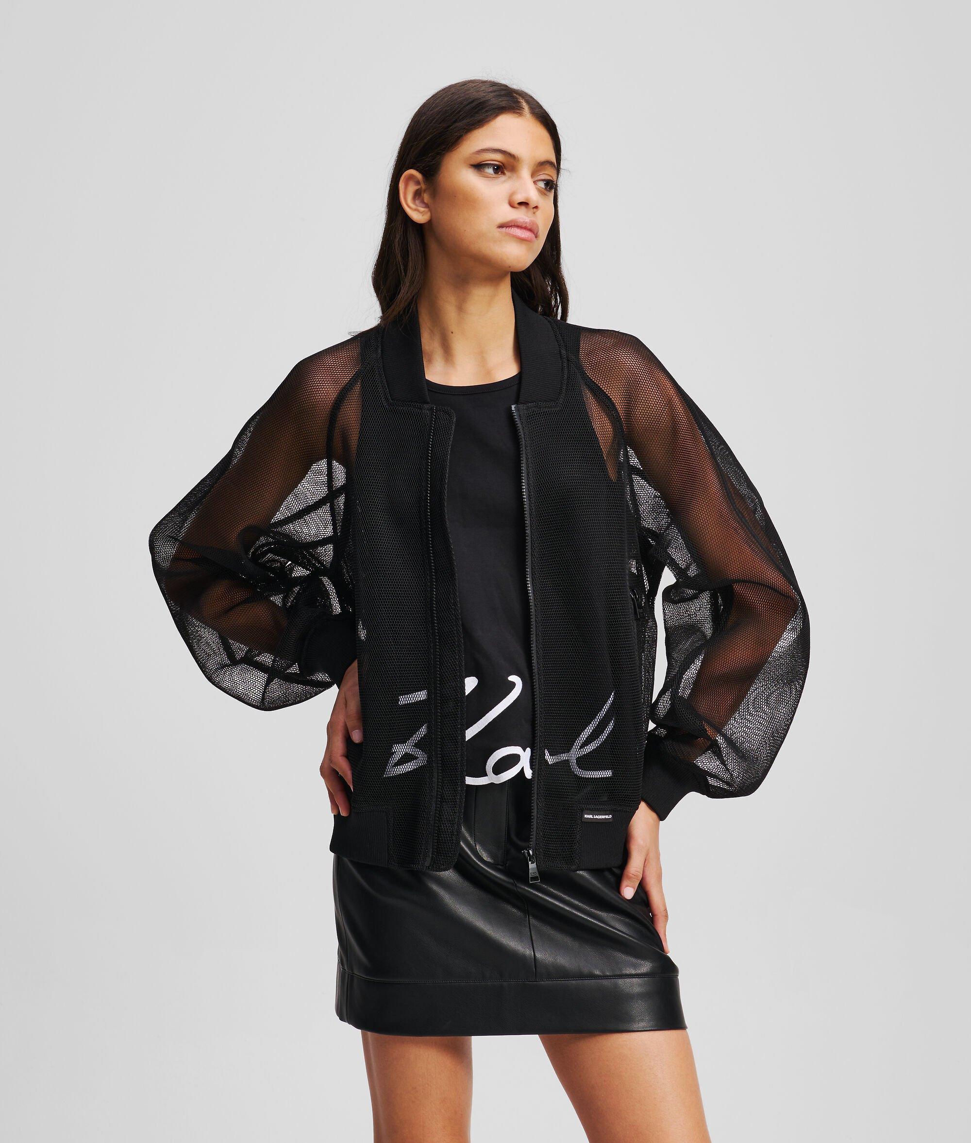 MESH BOMBER JACKET Product Image