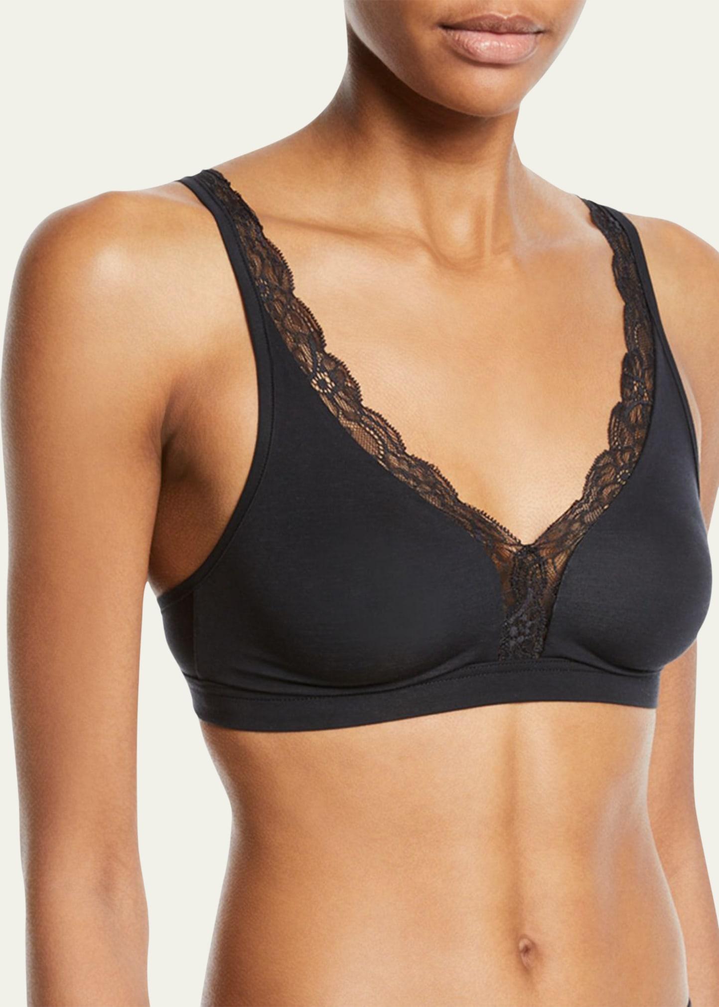 Cotton Lace Wire-Free Soft Cup Bra Product Image