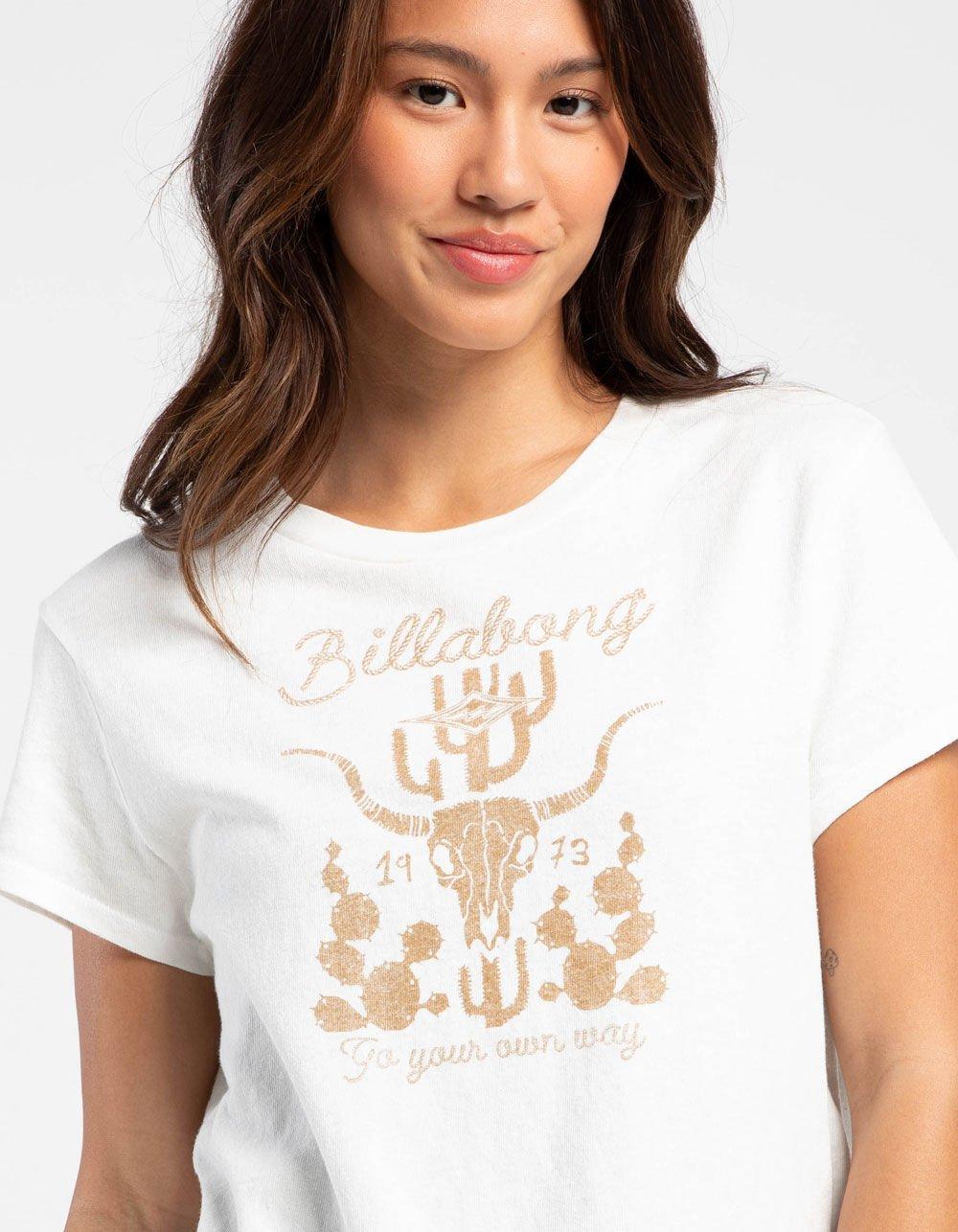 BILLABONG Go Your Own Way Womens Crop Tee Product Image