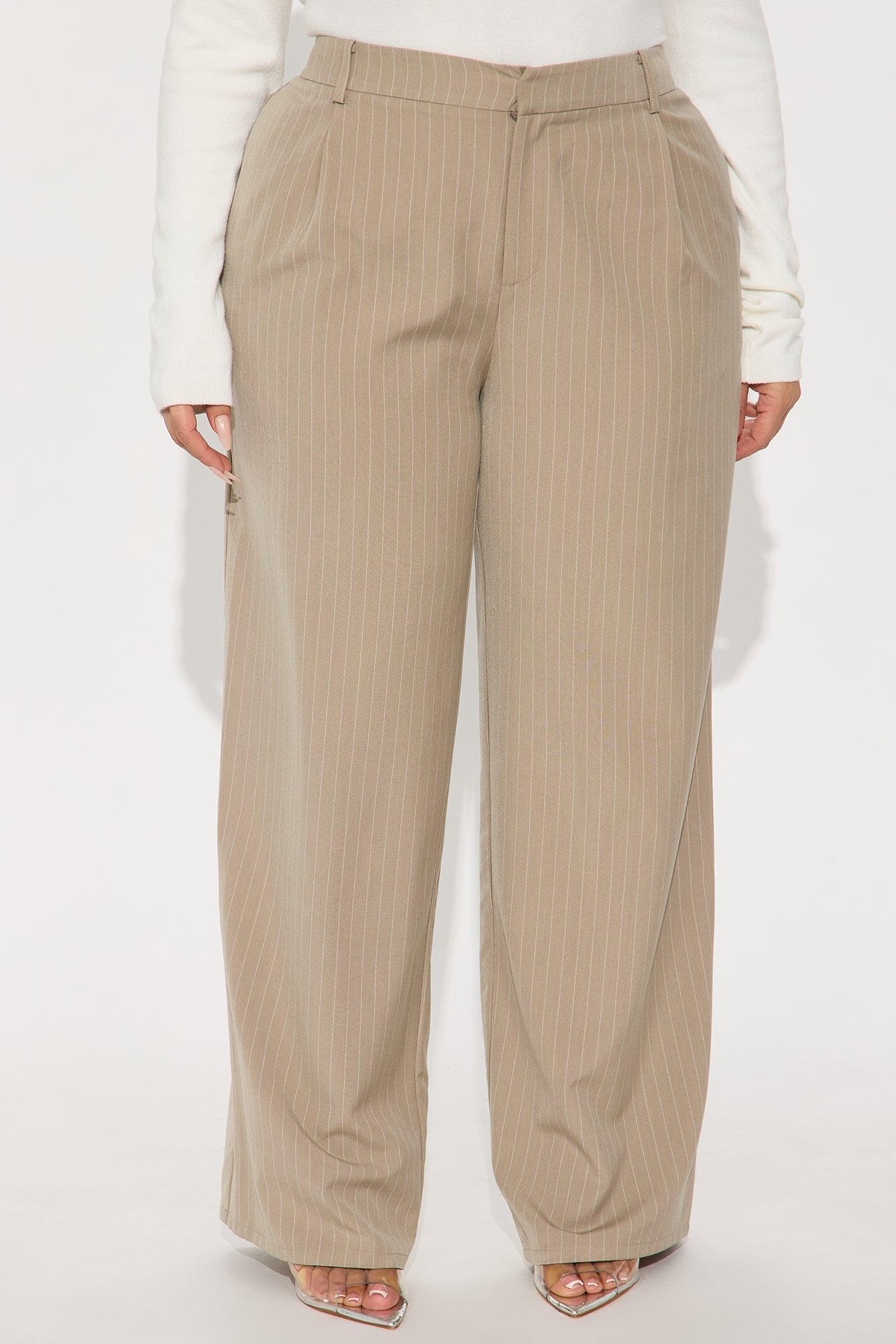 Perfect Synergy Pinstripe Trouser - Grey Product Image