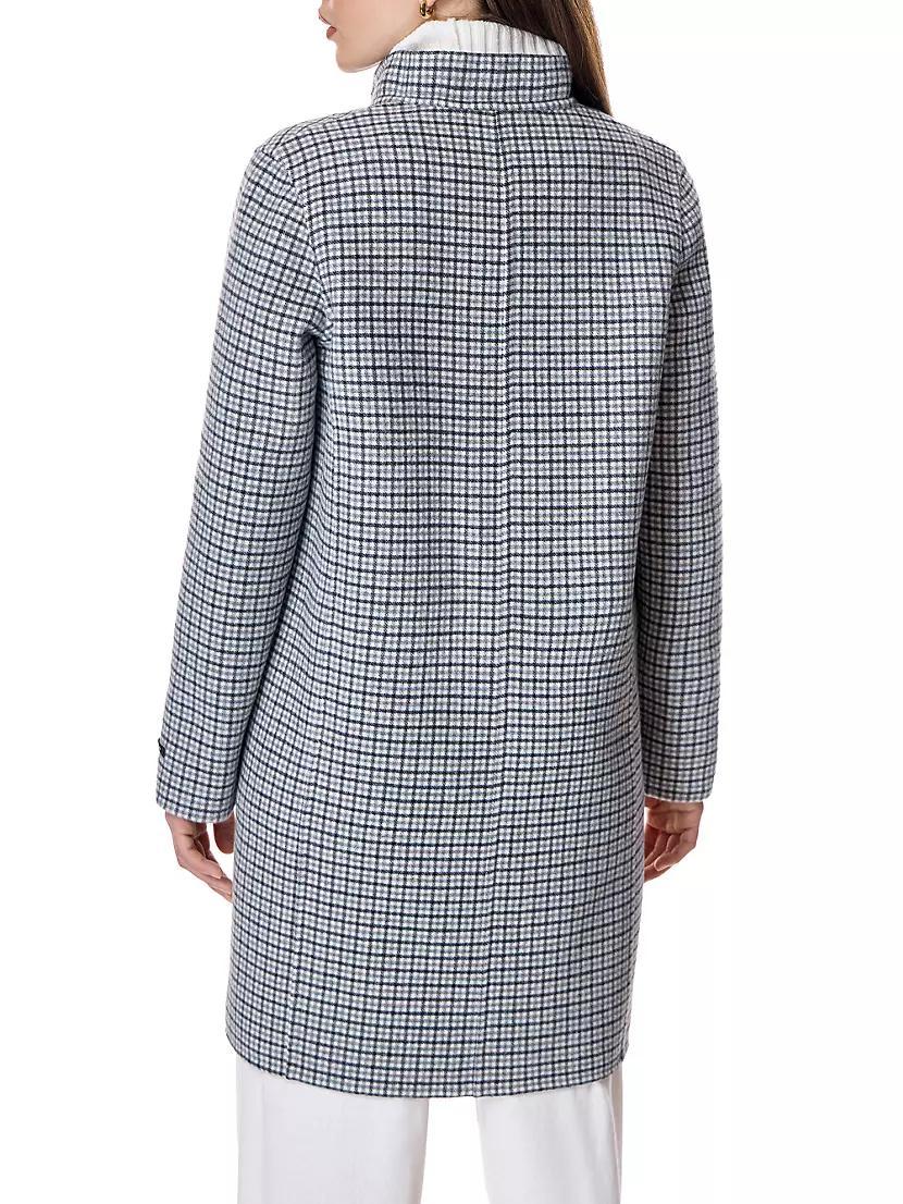 Reversible Microcheck Coat Product Image