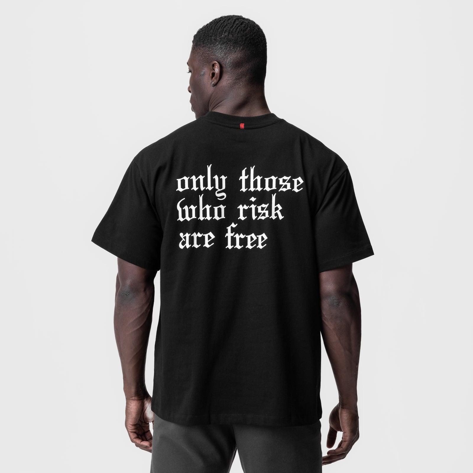 0797. Tech Essential™ Relaxed Tee - Black/White "OTWR" Product Image