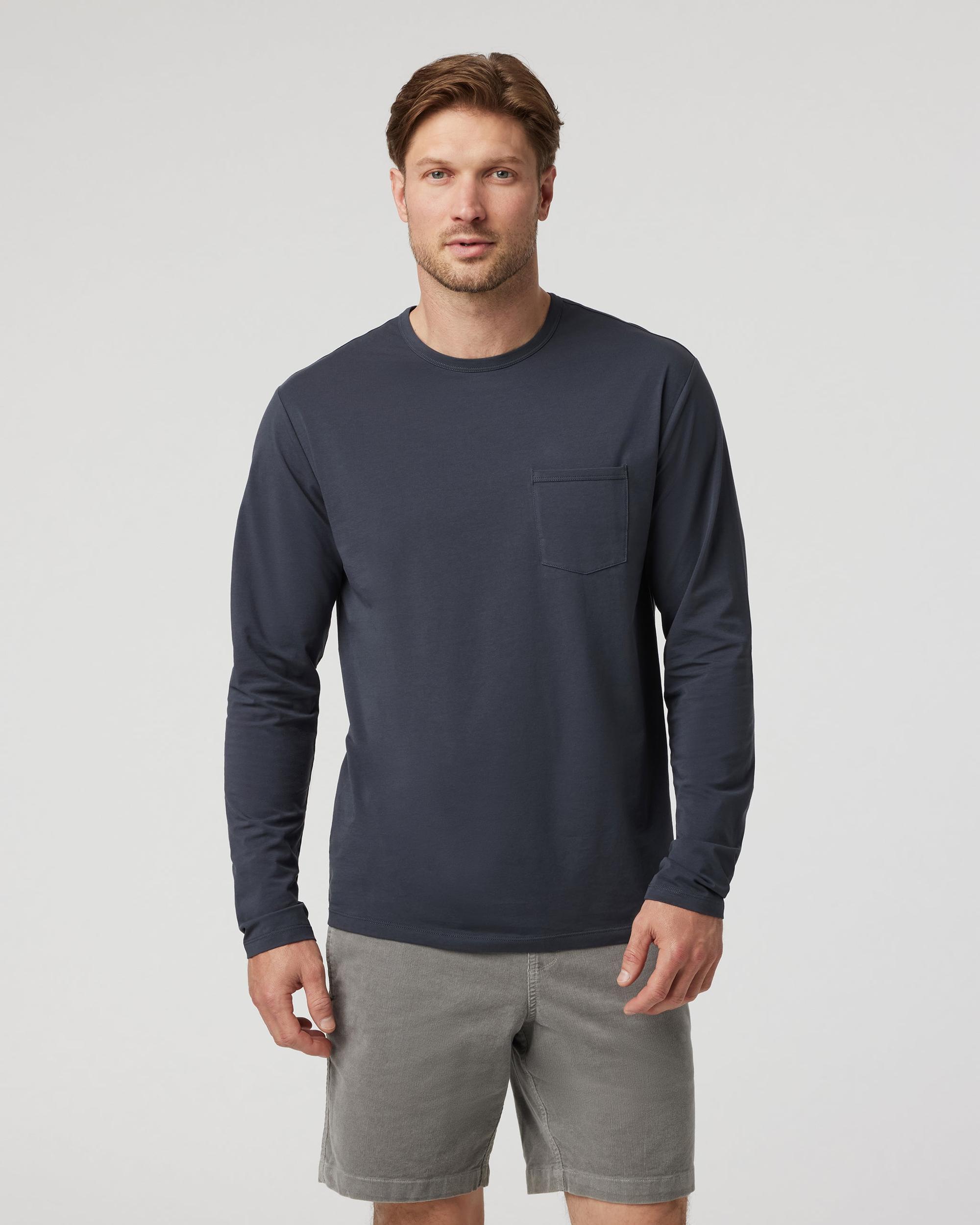 Long Sleeve Men's Feather Tee Product Image