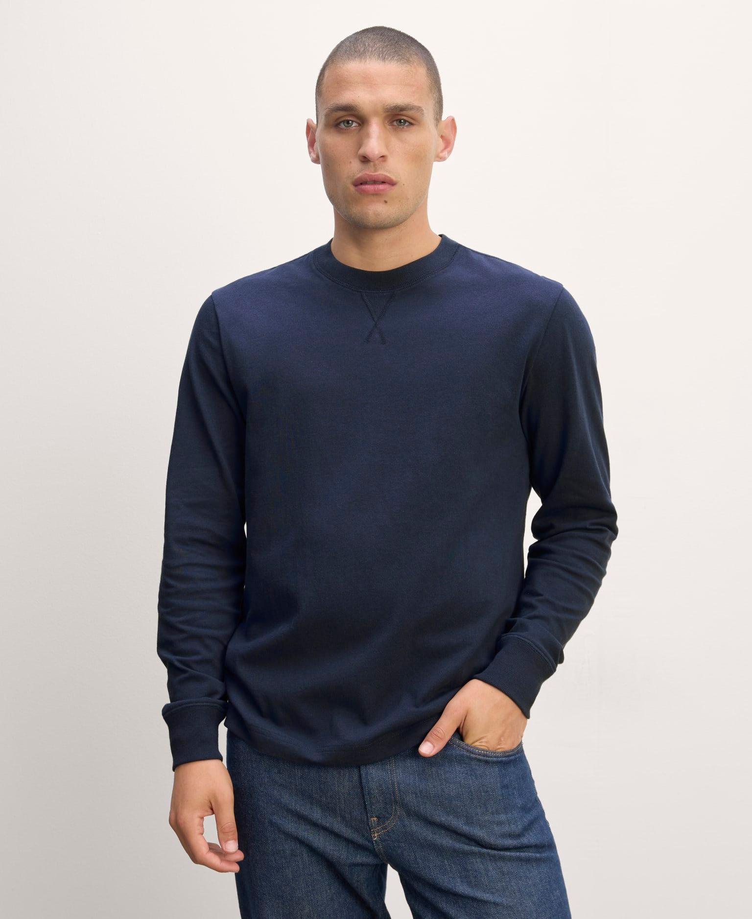 Mens Premium-Weight Relaxed Crew T-Shirt by Everlane Product Image