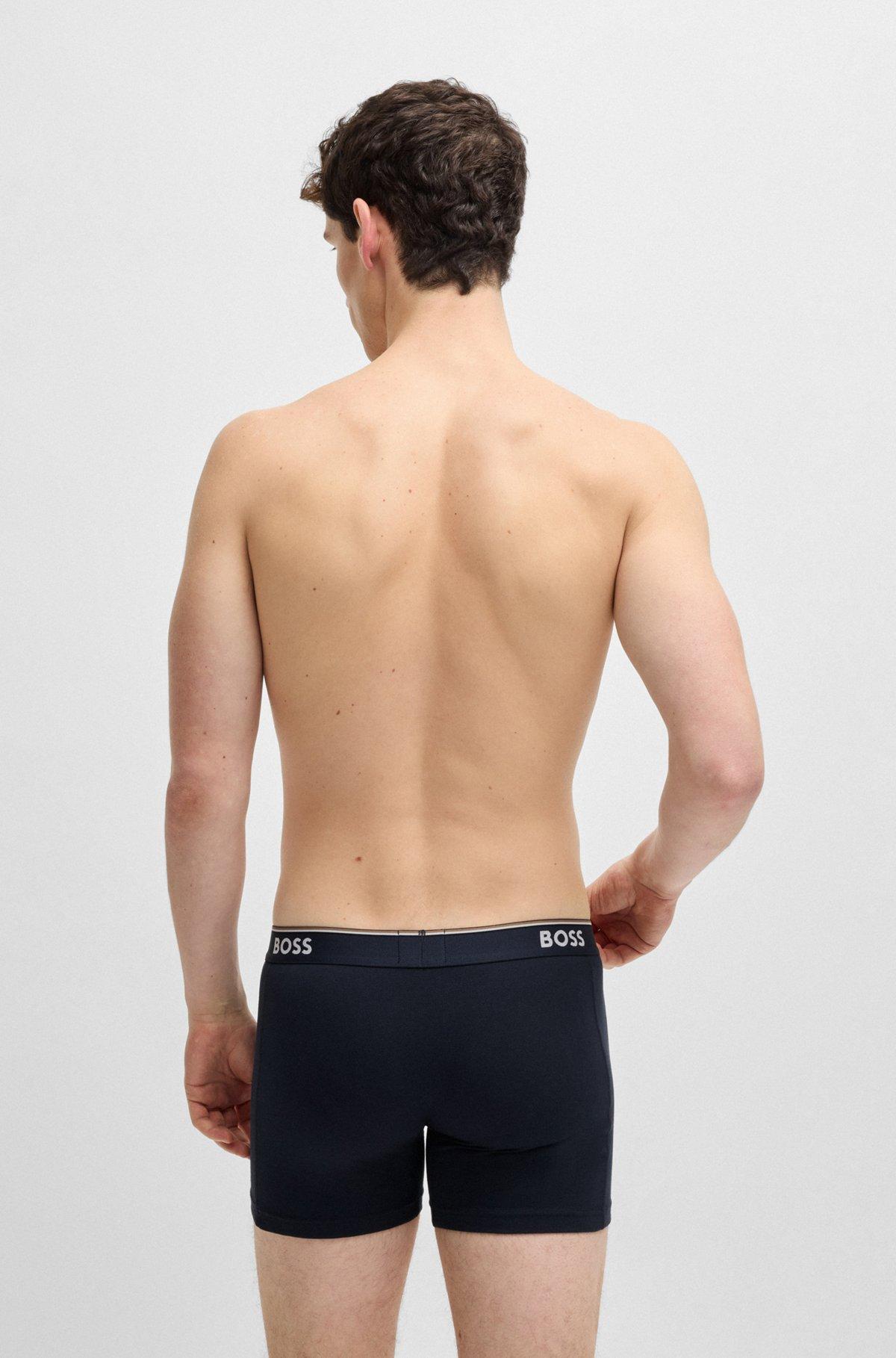 Three-pack of stretch cotton boxer briefs Product Image