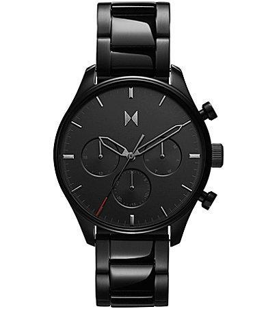 MVMT Mens Airhawk Chronograph Black Stainless Steel Bracelet Watch Product Image