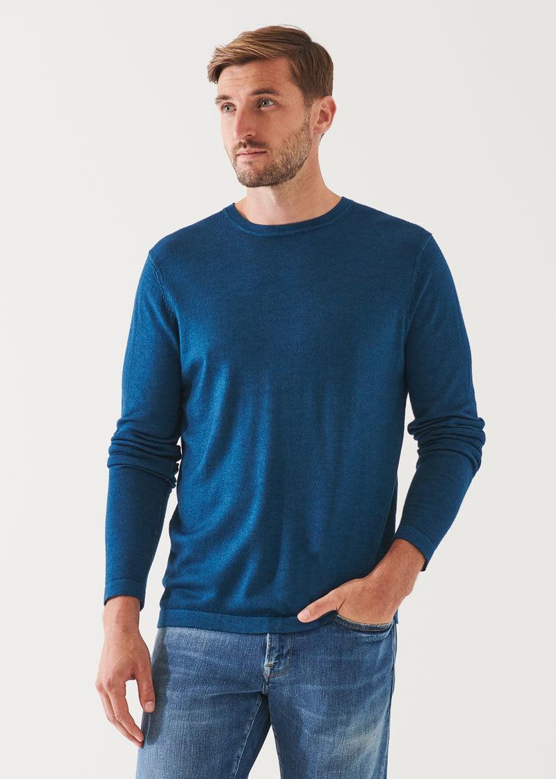 Patrick Assaraf Merino Krypton Crewneck Sweater Product Image