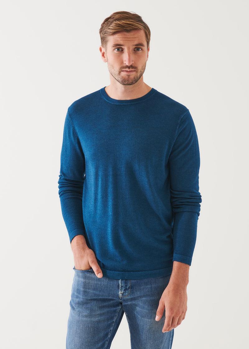 Patrick Assaraf Merino Krypton Crewneck Sweater Product Image