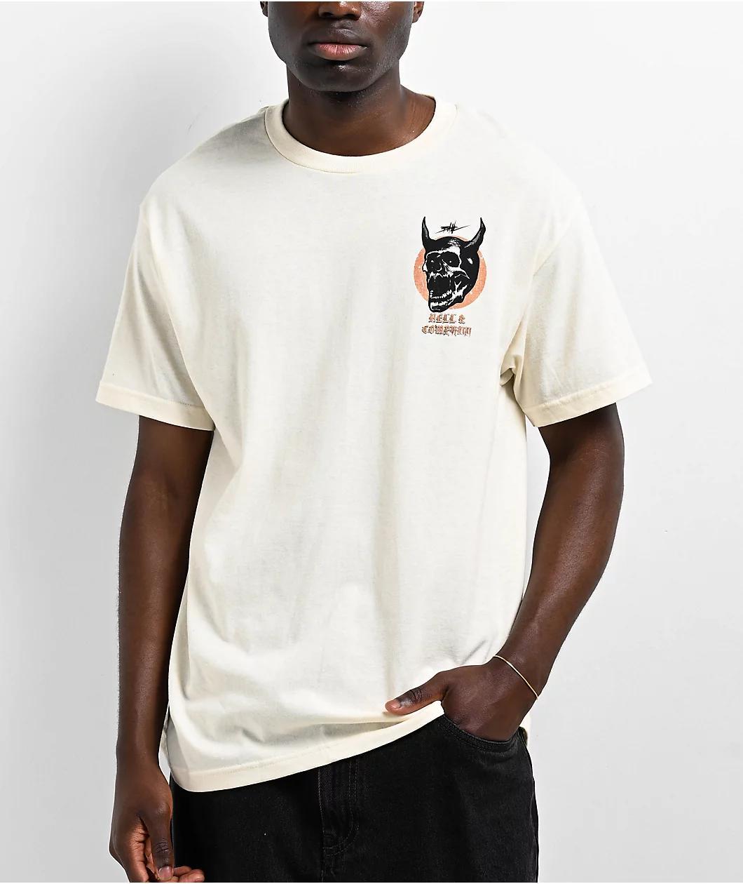 Hell & Company Braincase Natural T-Shirt Product Image