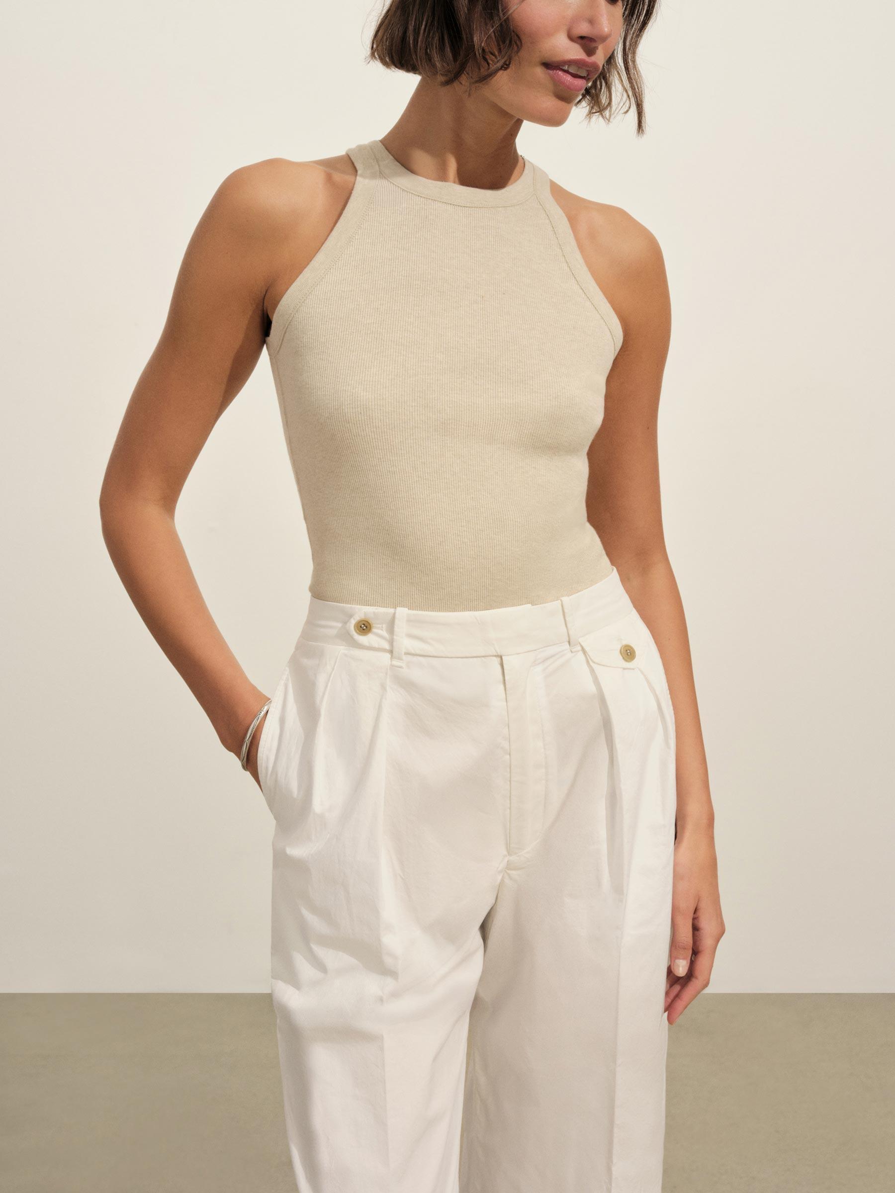 Marled Birchwood Surplus Rib Tank Product Image