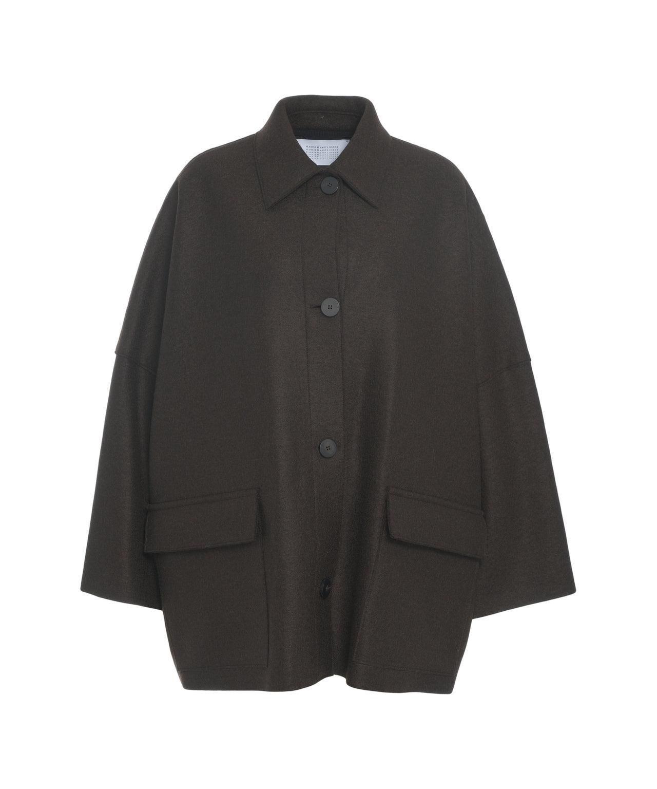 Virgin wool oversize jacket Product Image
