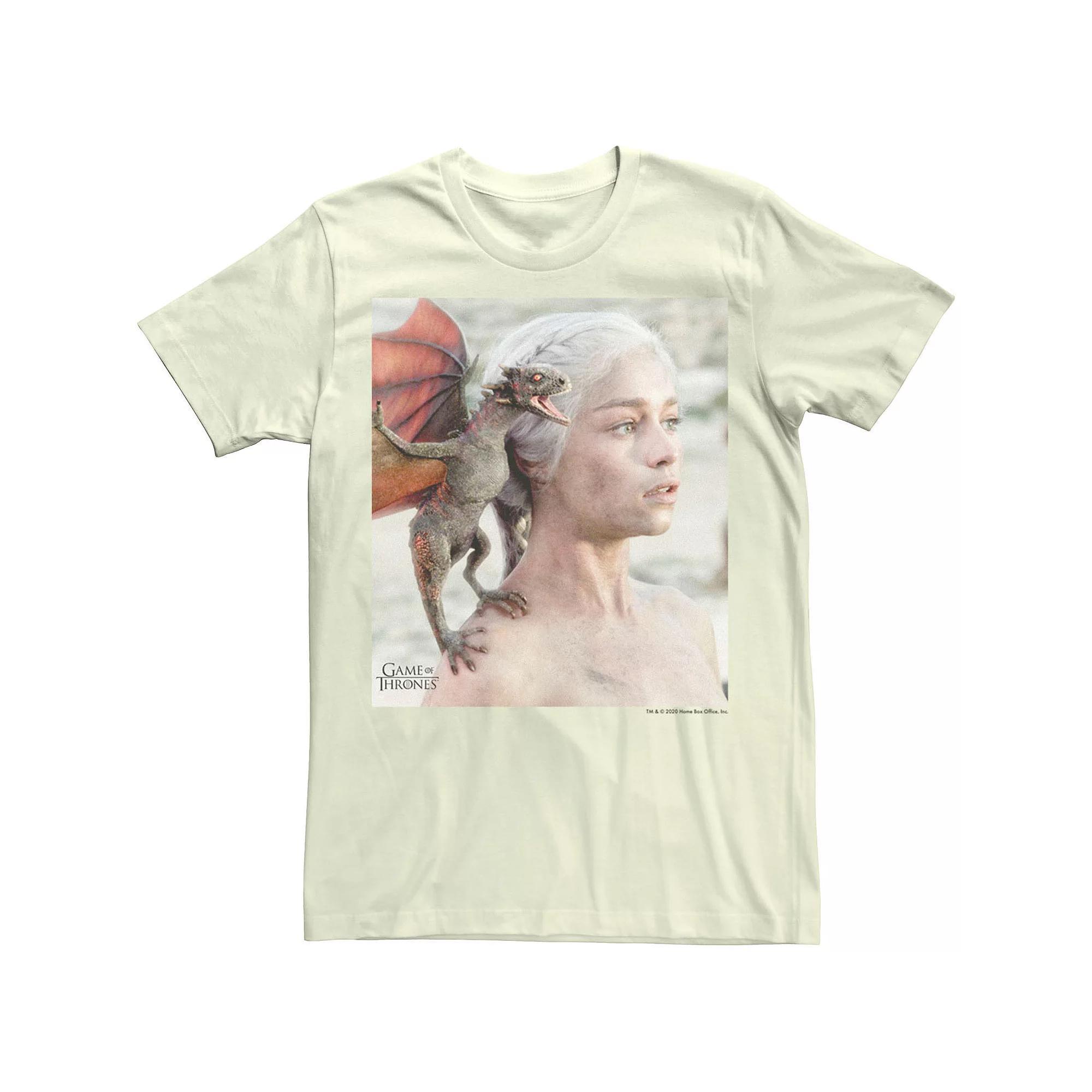 Men's Game Of Thrones Daenerys Mother Of Dragons Portrait Tee,  Product Image