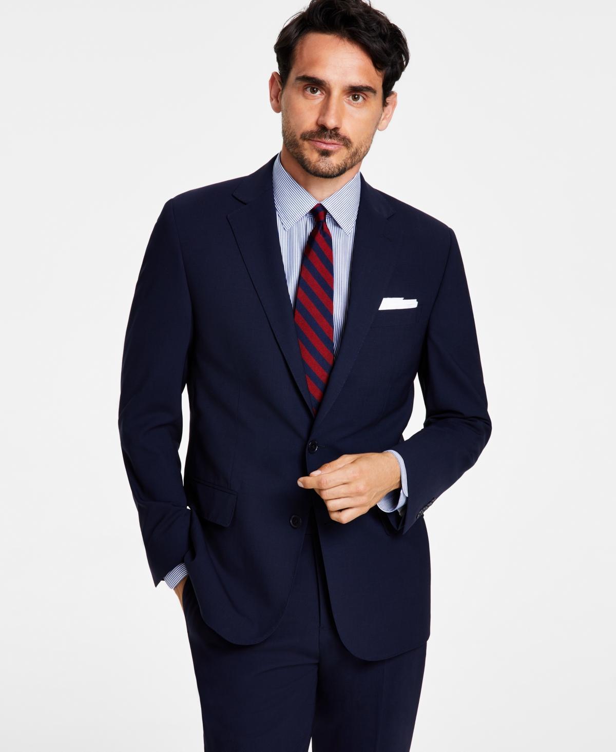 B by Brooks Brothers Mens Classic-Fit Stretch Wool Blend Suit Jacket Product Image