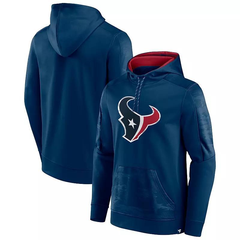 Mens Fanatics Branded Houston Texans On The Ball Pullover Hoodie Blue Product Image