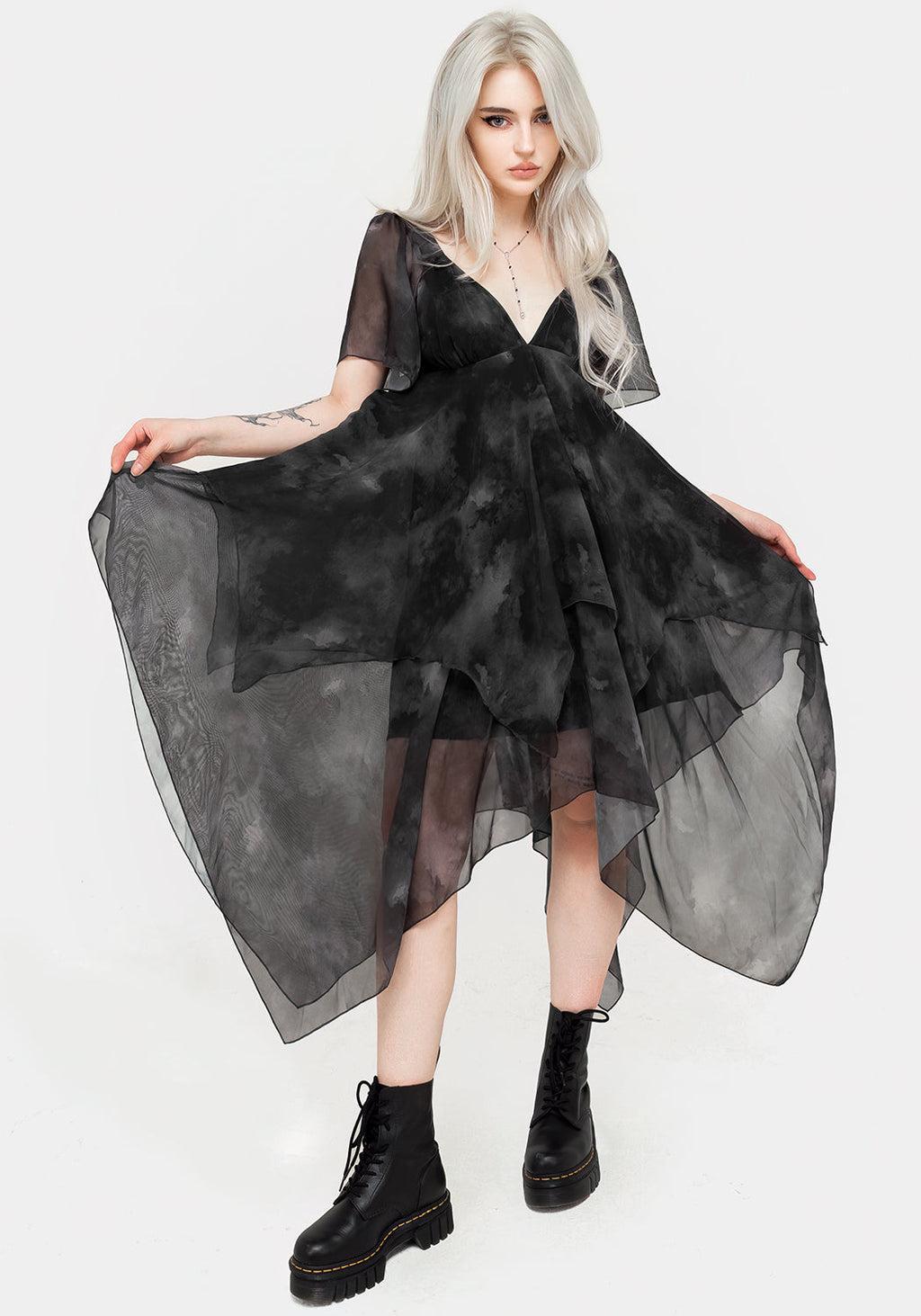 Tempest Layered Midi Dress Product Image