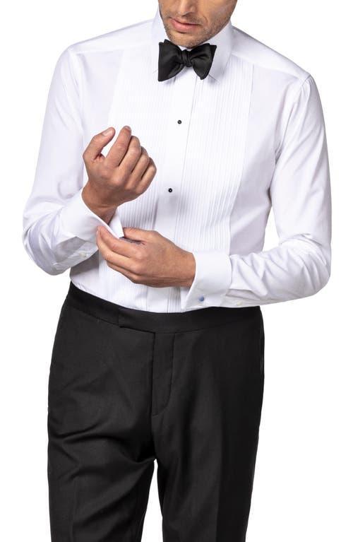 Mens Classic-Fit Pleated Bib Formal Shirt Product Image