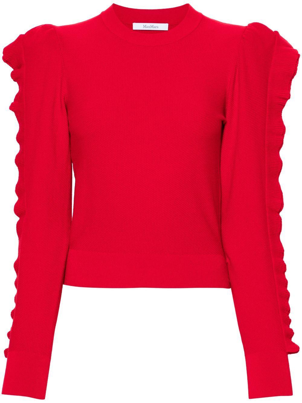 MAX MARA Genero Sweater In Red Product Image