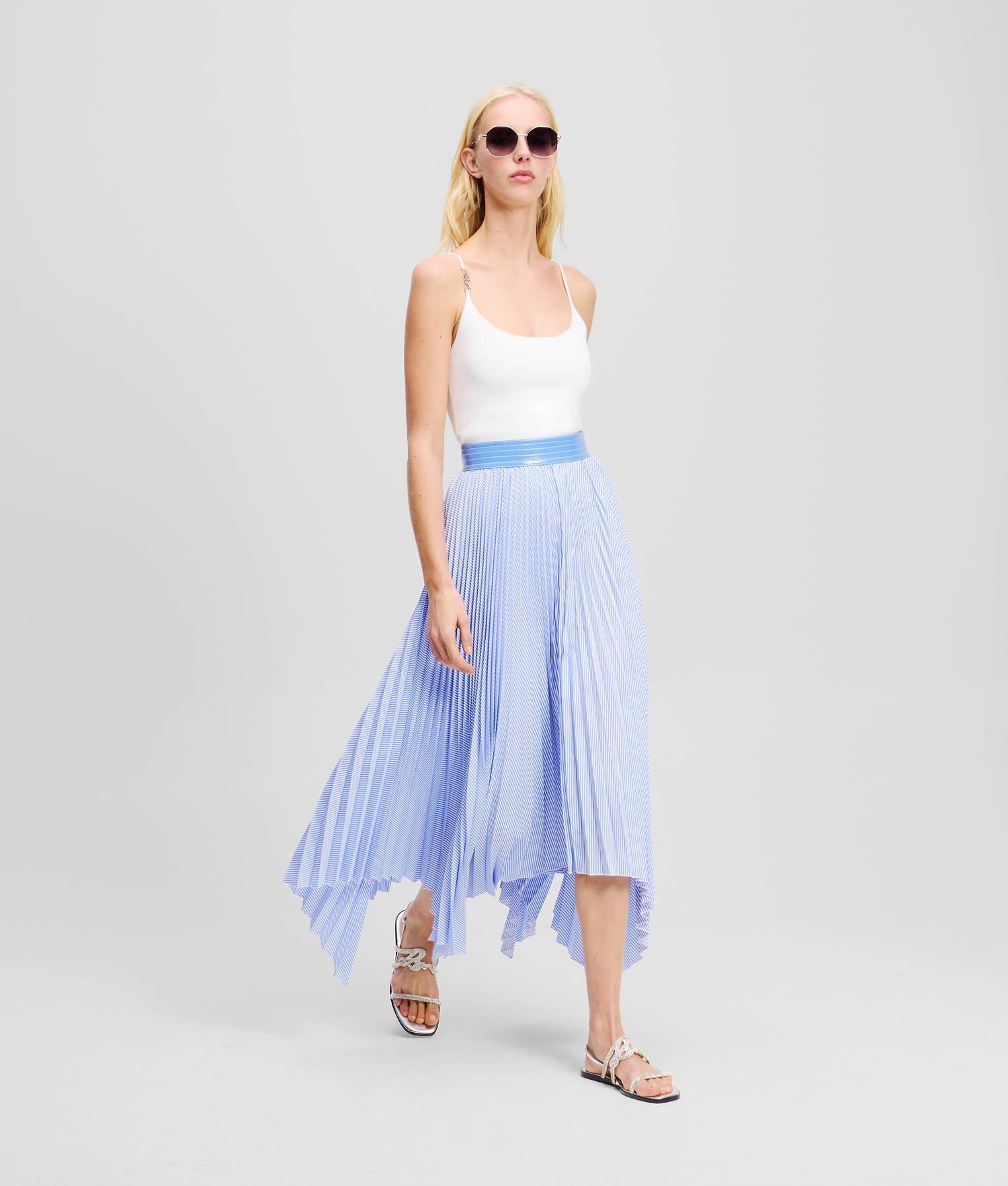 ASYMMETRIC PLEATED SKIRT  Product Image