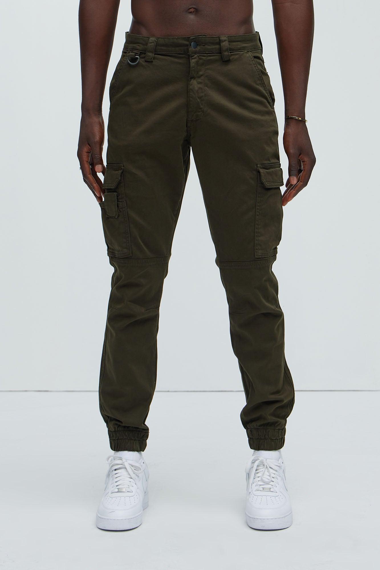 Slim Kryptonite Cargo Jogger - Olive Product Image