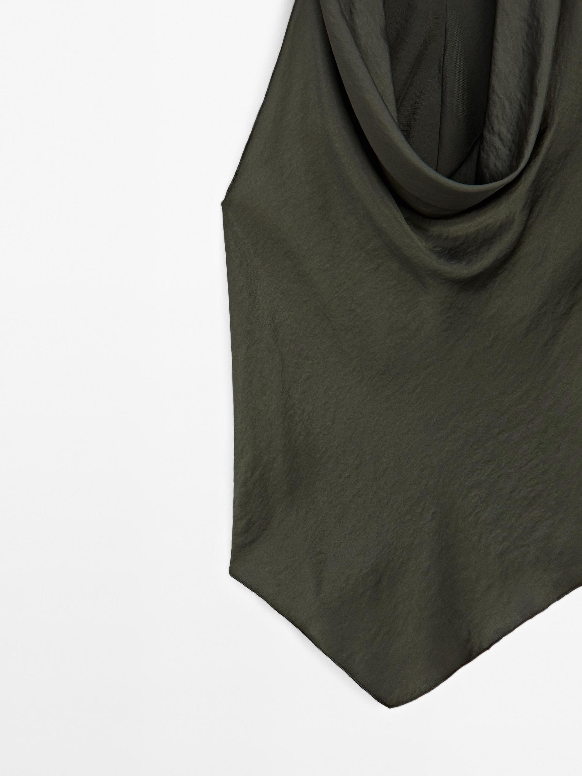 Draped halter top Product Image