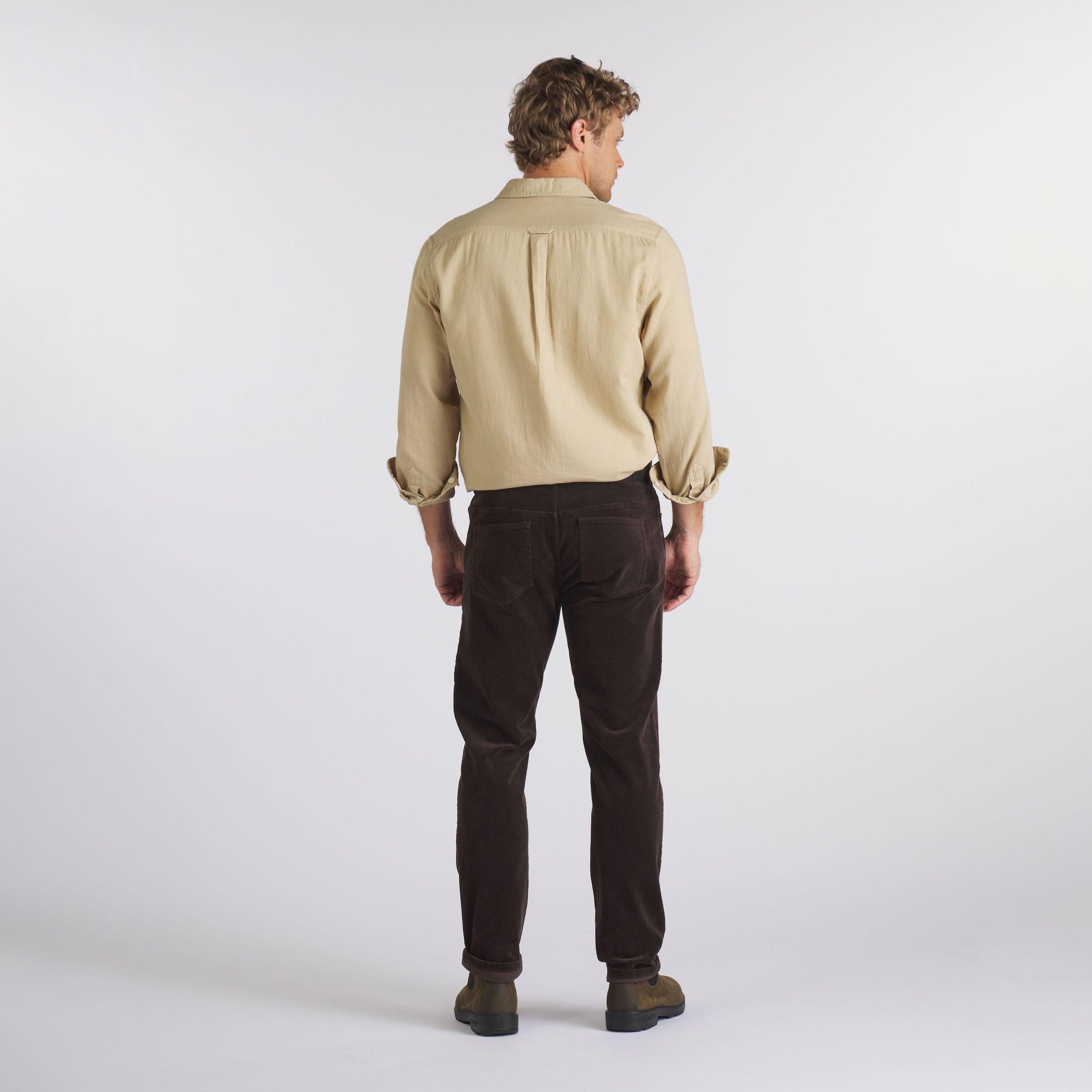 Brando Lightweight Double Cloth Shirt - Safari Product Image
