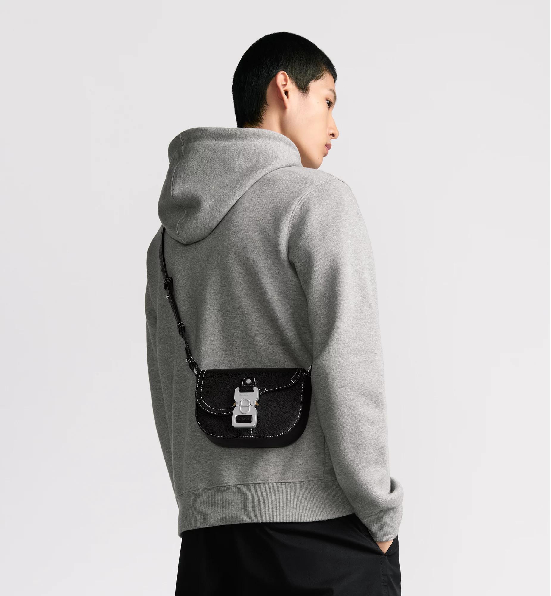 Mini Saddle Messenger Bag with Flap Product Image