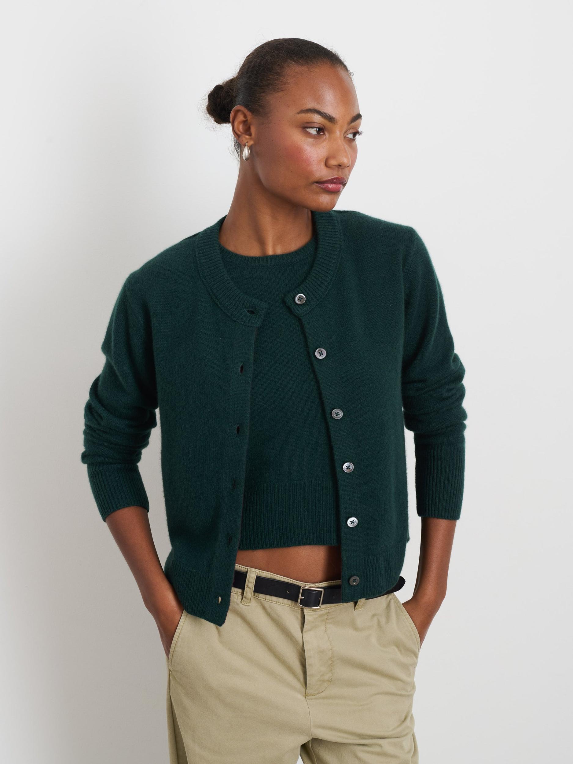 Lucie Cardigan in Cashmere Product Image