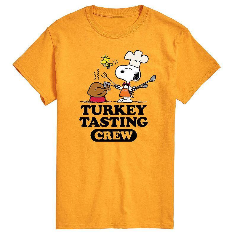 Big & Tall Peanuts Turkey Tasting Crew, Men's,  Product Image