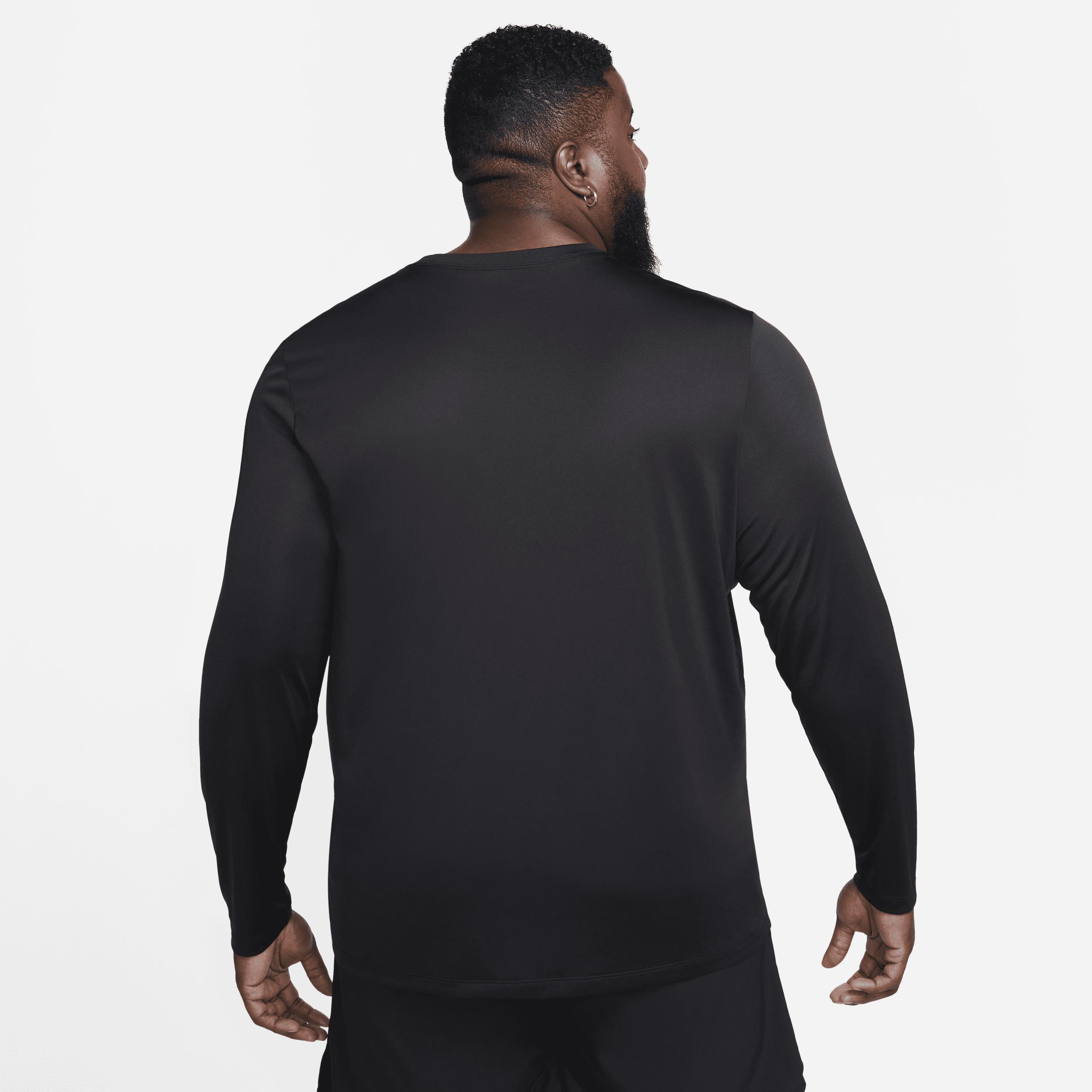 Nike Mens Dri-FIT Legend Long-Sleeve Fitness Top | DX0993-010 Product Image