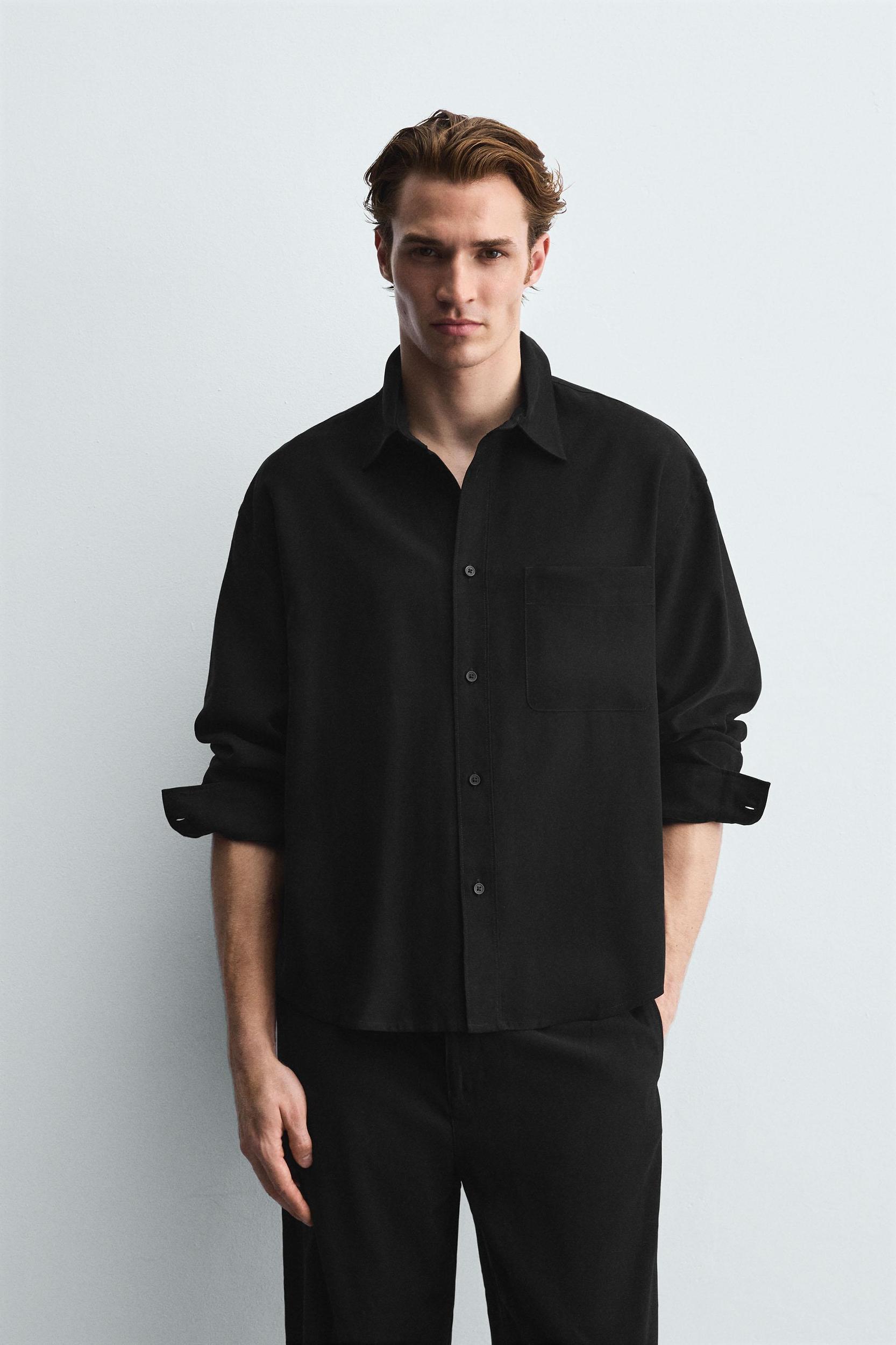RELAXED FIT FLOWY SHIRT Product Image