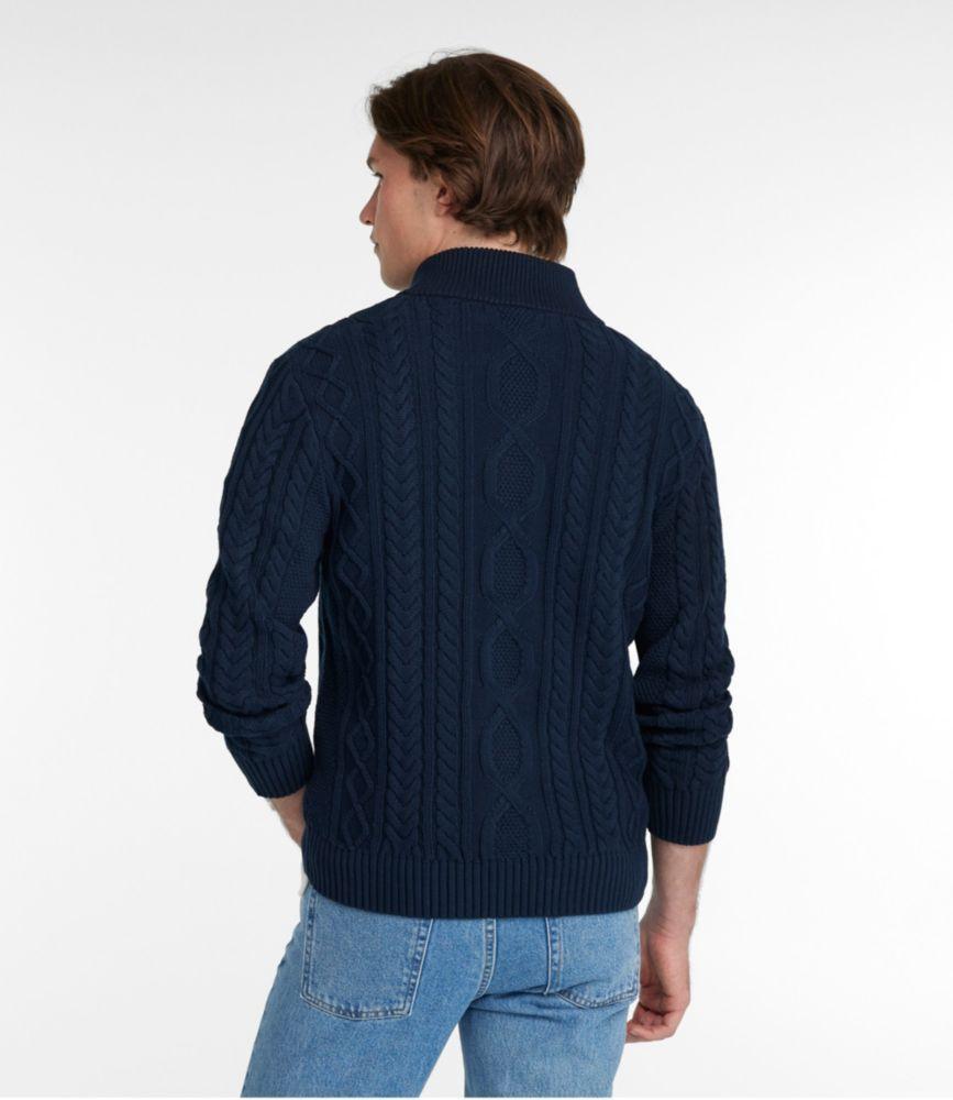 
                            Men's Bean's Heritage Soft Cotton Fisherman Sweater, Button-Mock
                         Product Image