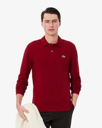 Classic Fit Long Sleeved L.12.12 Polo Shirt Product Image