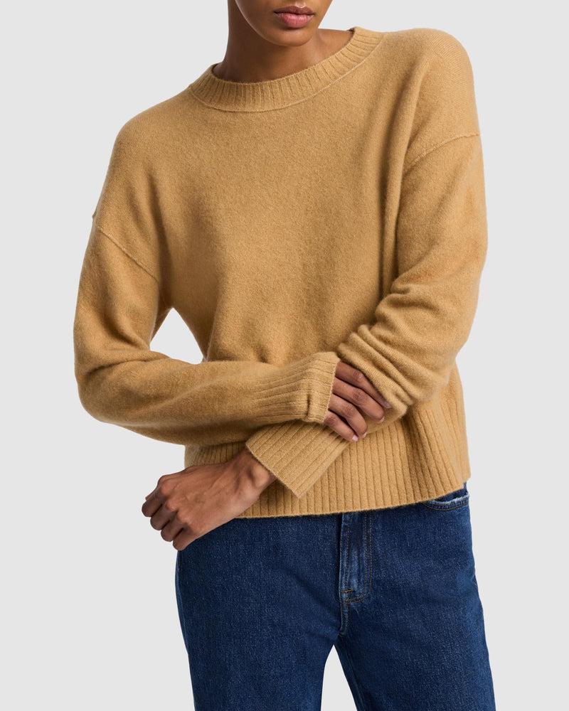 Cashmere Blend Crewneck Sweater Product Image