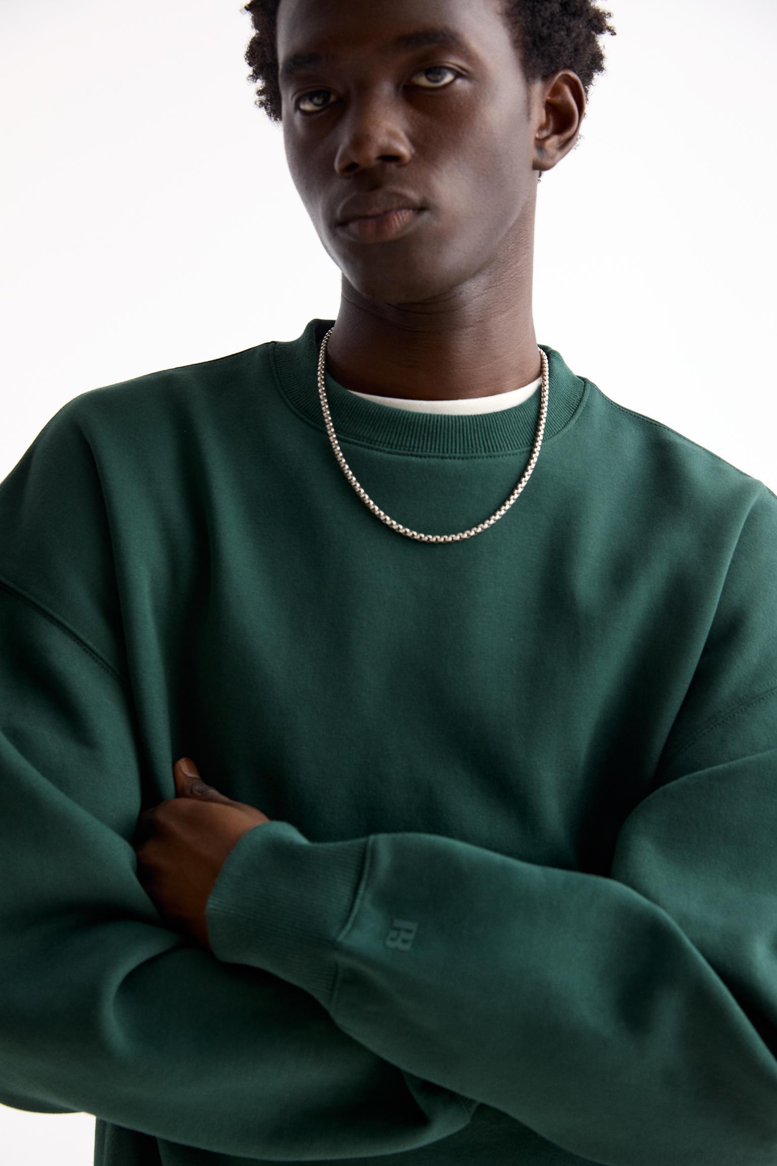 Basic crew neck sweatshirt Product Image