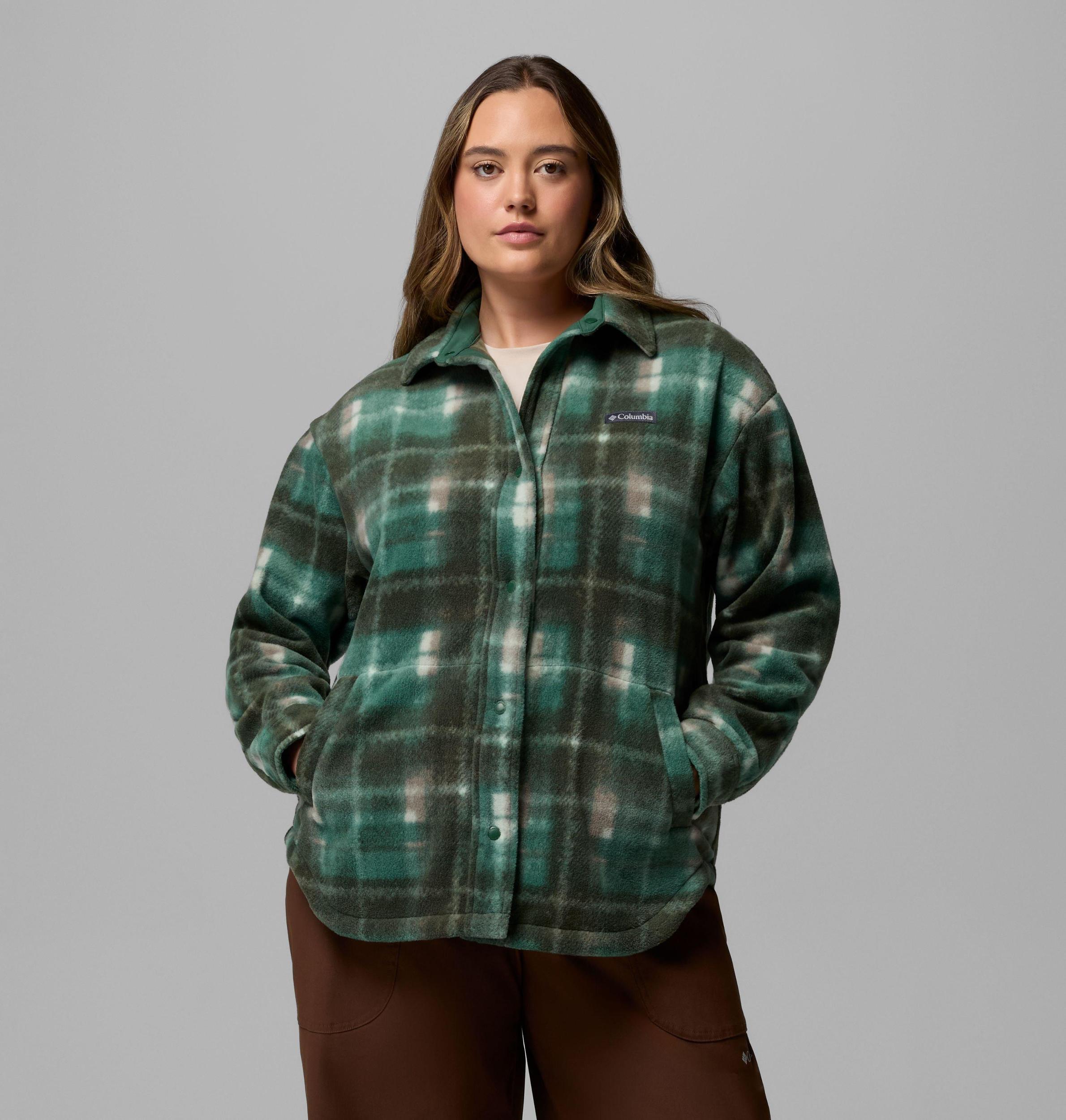Columbia Womens Benton Springs Shirt Jacket II - Plus Size- Product Image