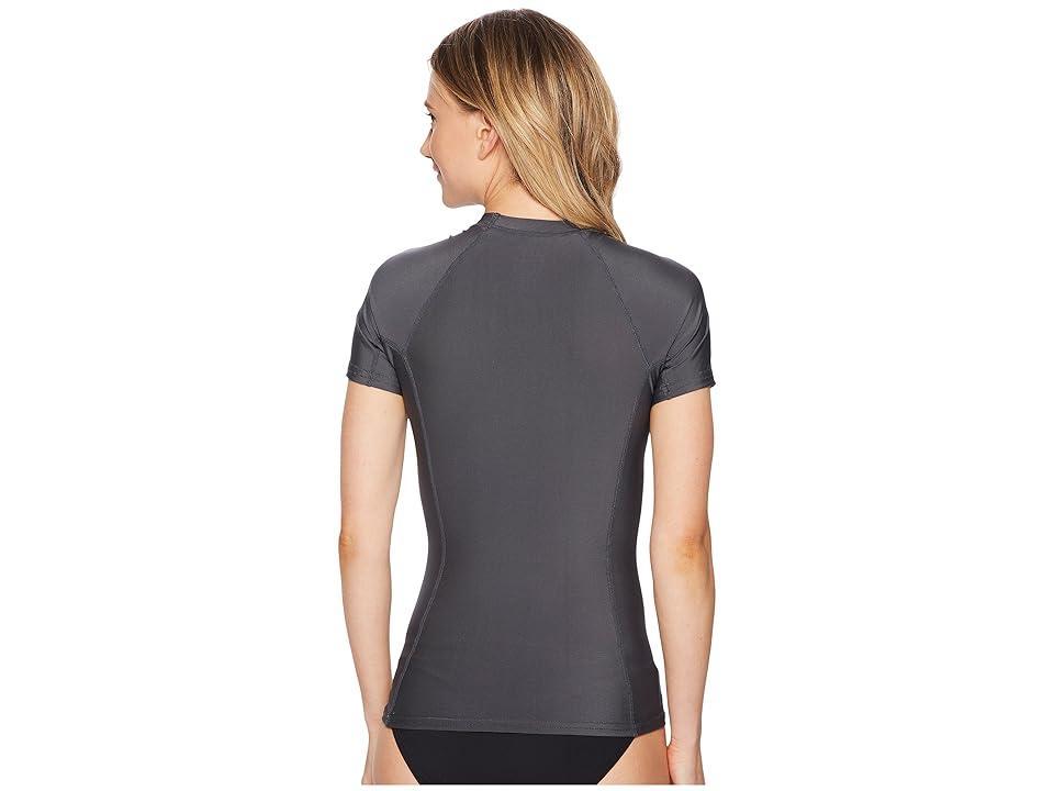 O'Neill Basic Skins S/S Crew (Graphite) Women's Swimwear Product Image