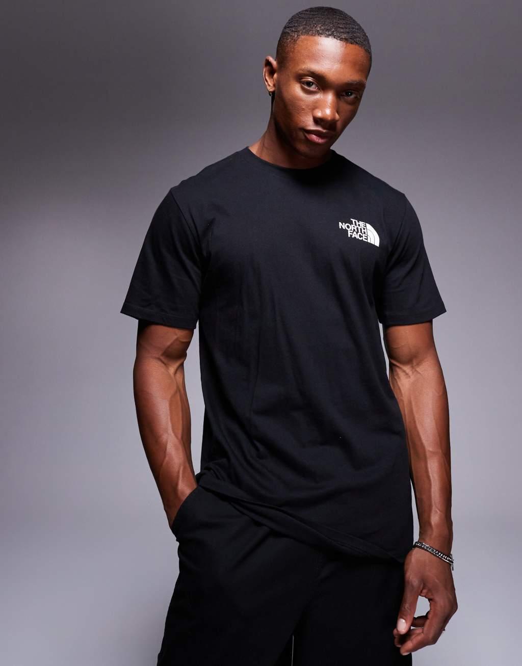 The North Face Box NSE t-shirt with back graphic in black Product Image