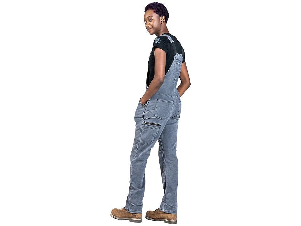 Dovetail Workwear Freshley Thermal Overalls (Dark Grey Thermal Denim) Women's Casual Pants Product Image