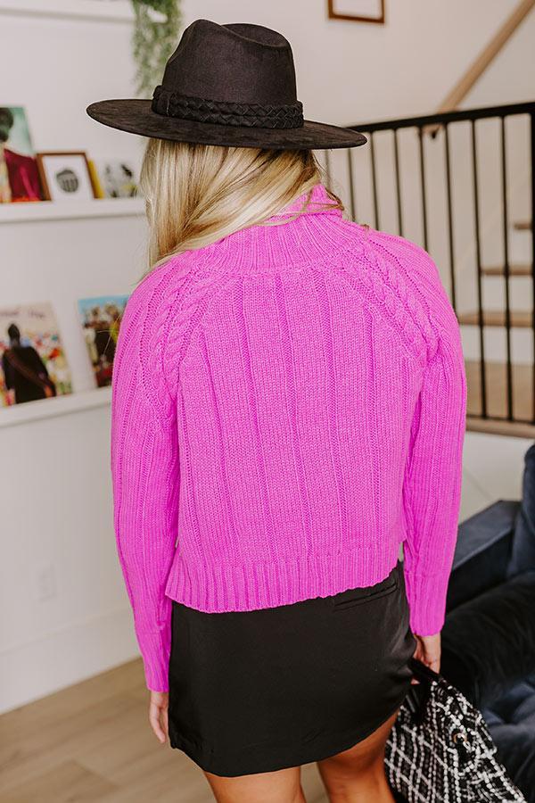 Wide Open Spaces Knit Sweater In Violet Product Image