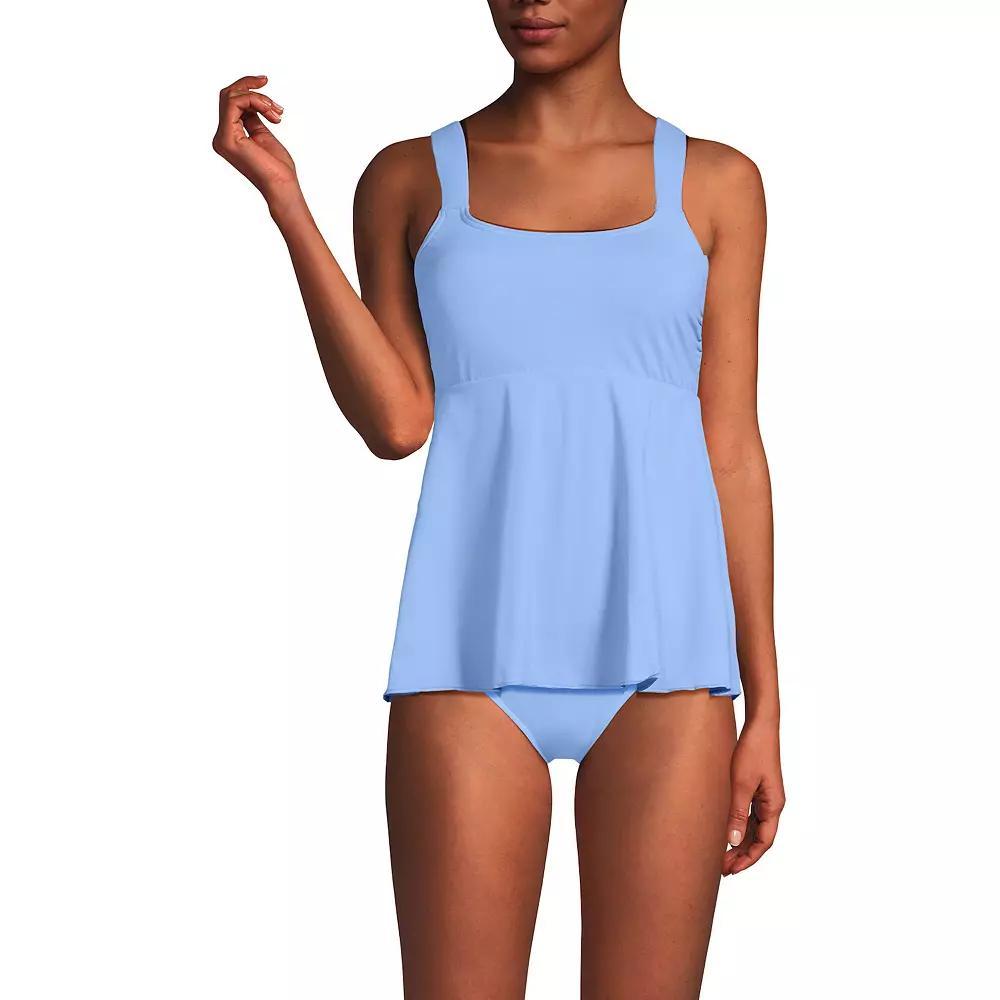 Women's Lands' End Flutter Empire UPF 50 Tankini Swimsuit Top,  Product Image