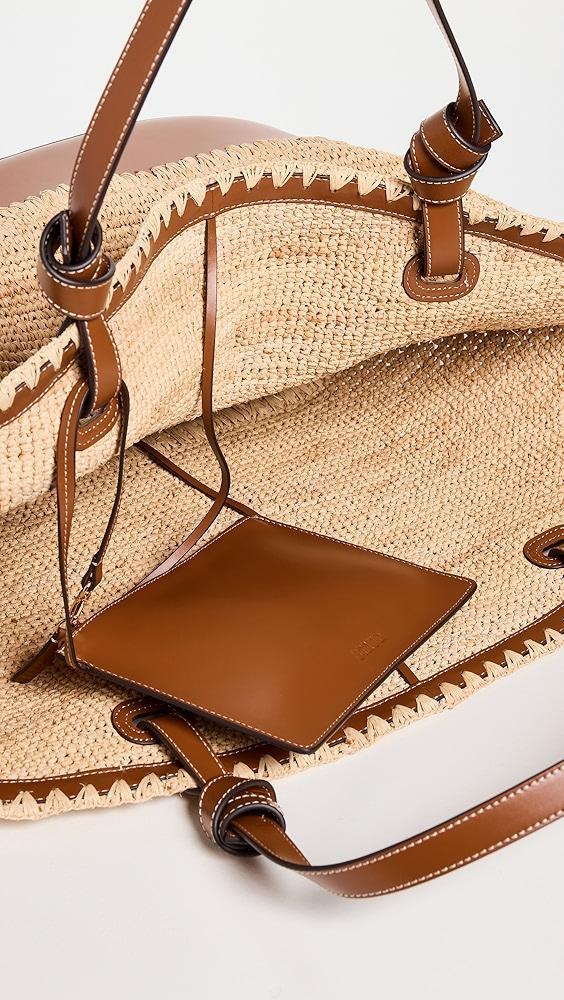 STAUD Squillo Raffia Tote | Shopbop Product Image