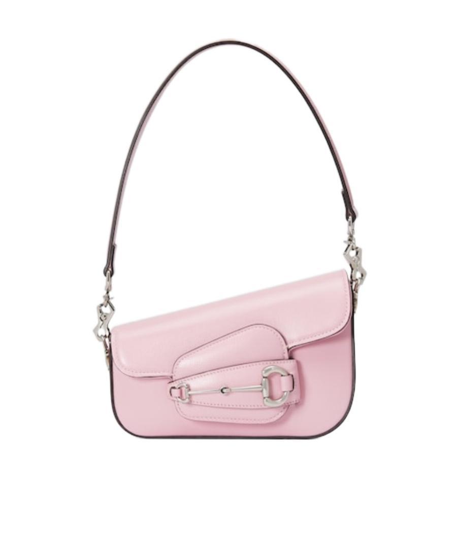 GUCCI Mini Horsebit 1955 Schultertasche In Rosa Product Image