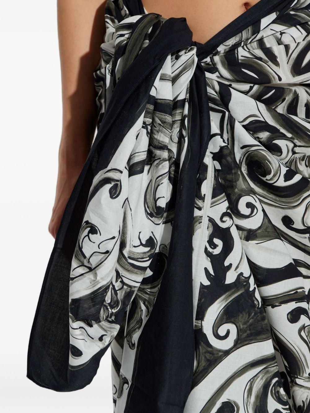 baroque-print sarong Product Image