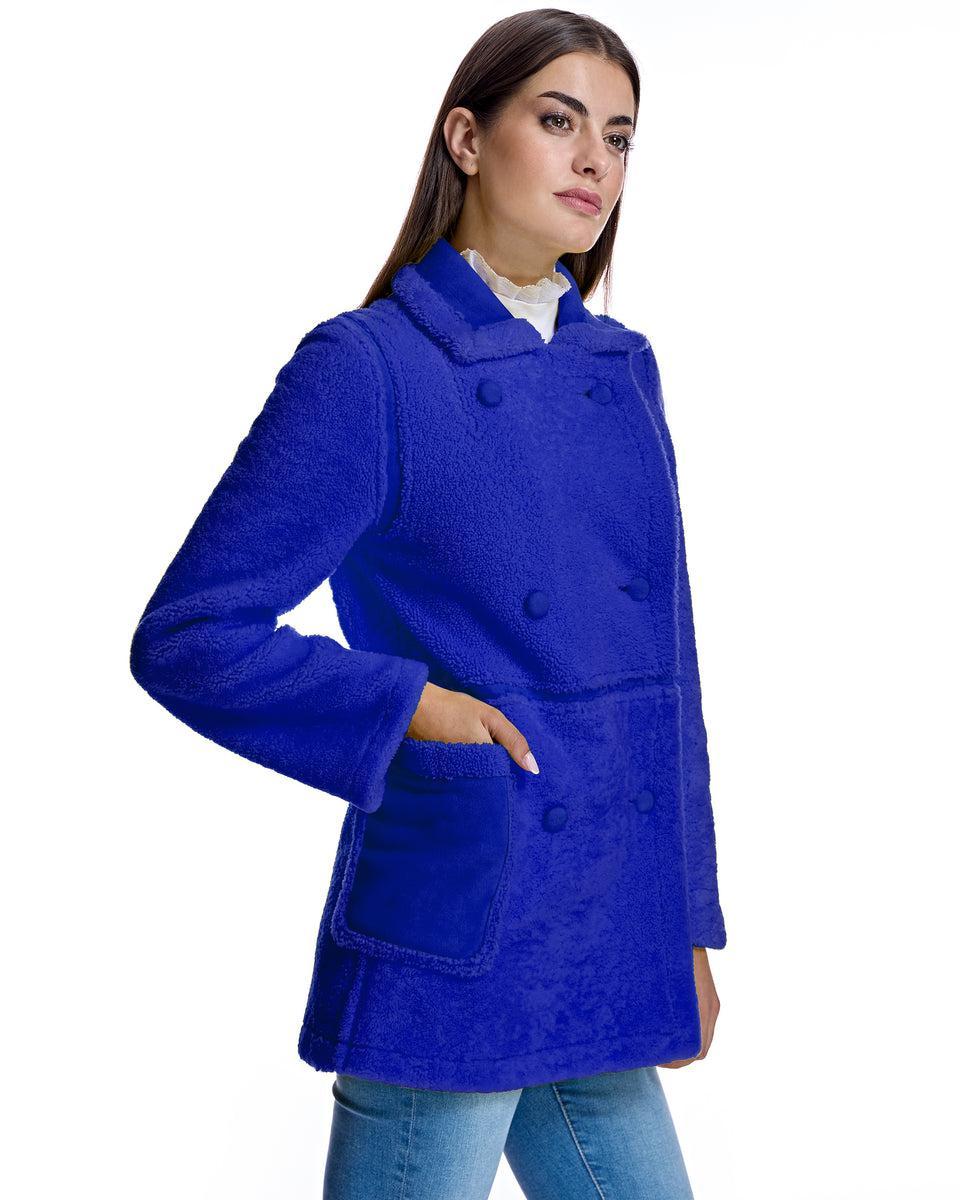 Merino Shearling Pea Jacket-Maximilian Product Image