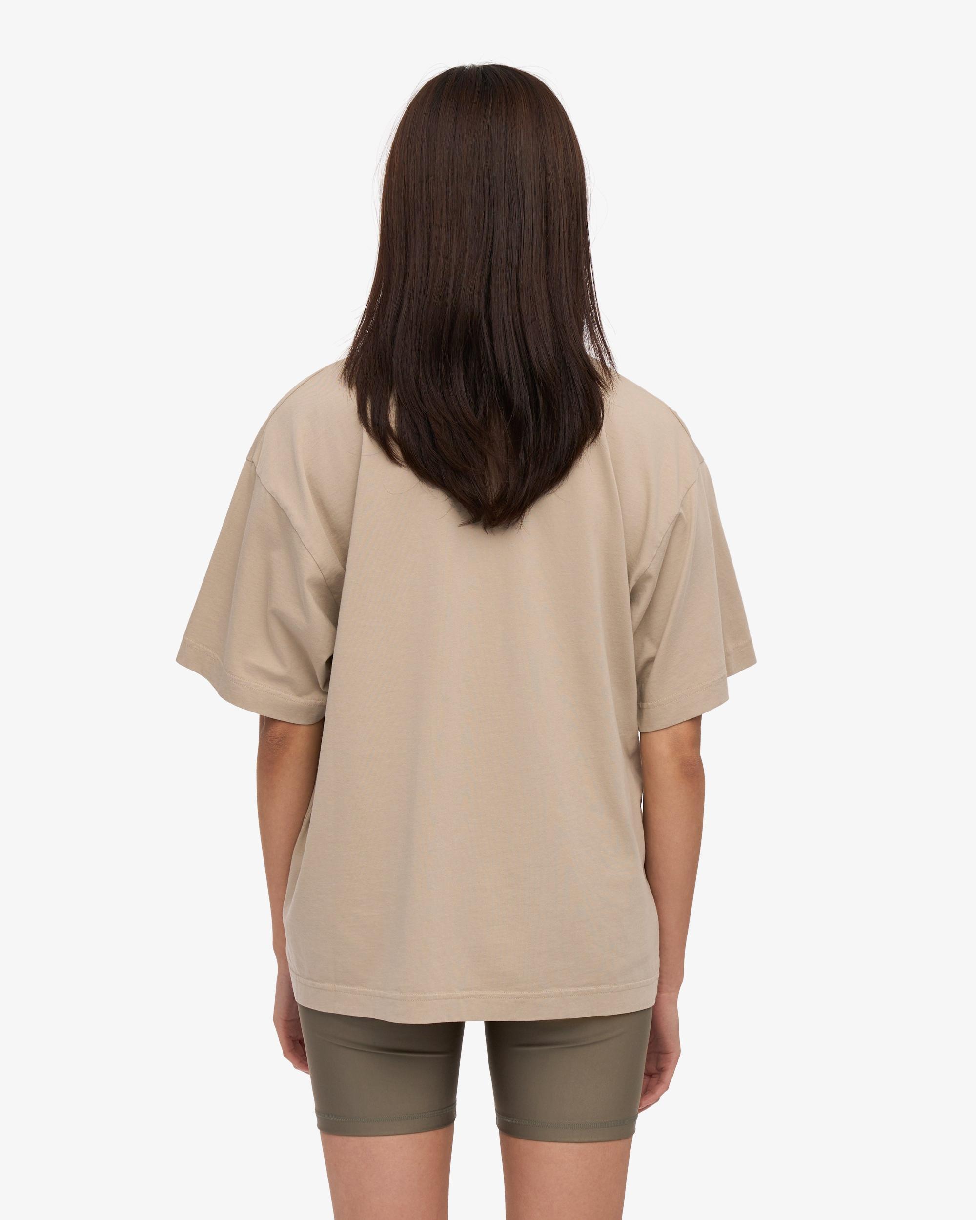 Oversized Organic T-Shirt - Oyster Grey Product Image