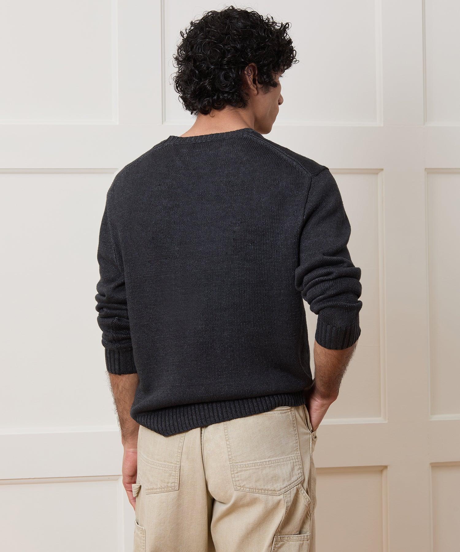 Linen Crewneck Sweater Product Image