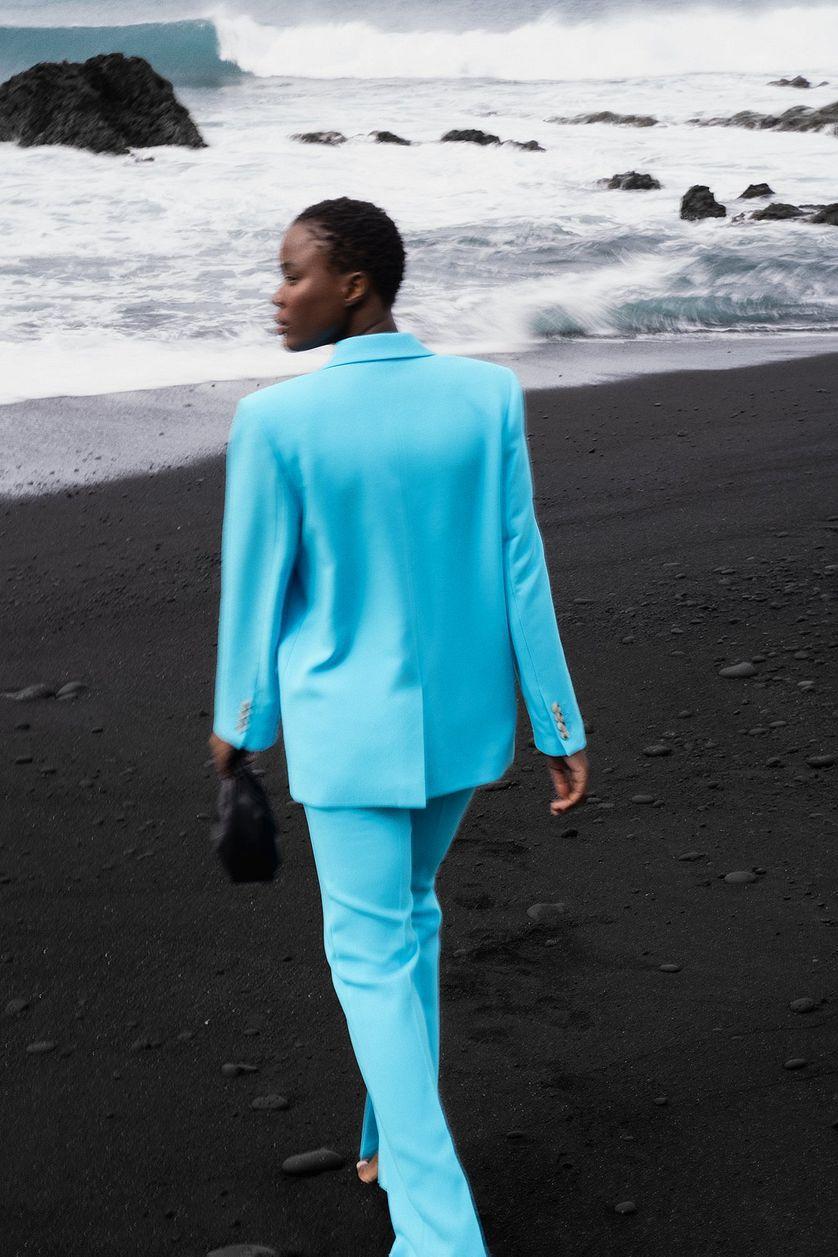 Straight Side Slit Pants Product Image