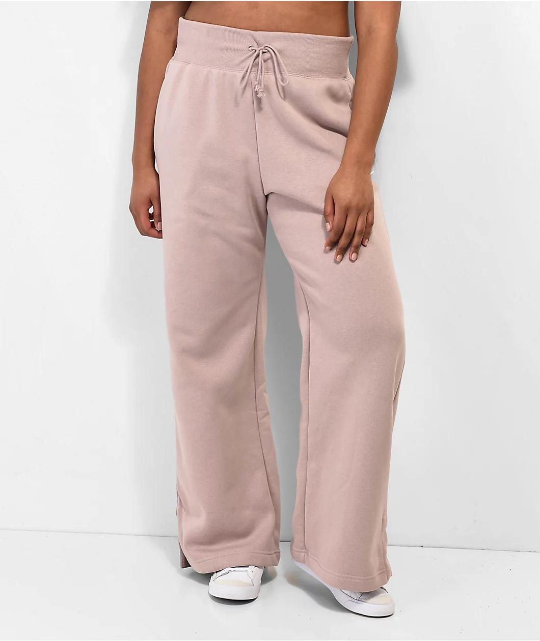 Nike Sportswear Phoenix Taupe High Rise Sweatpants Product Image