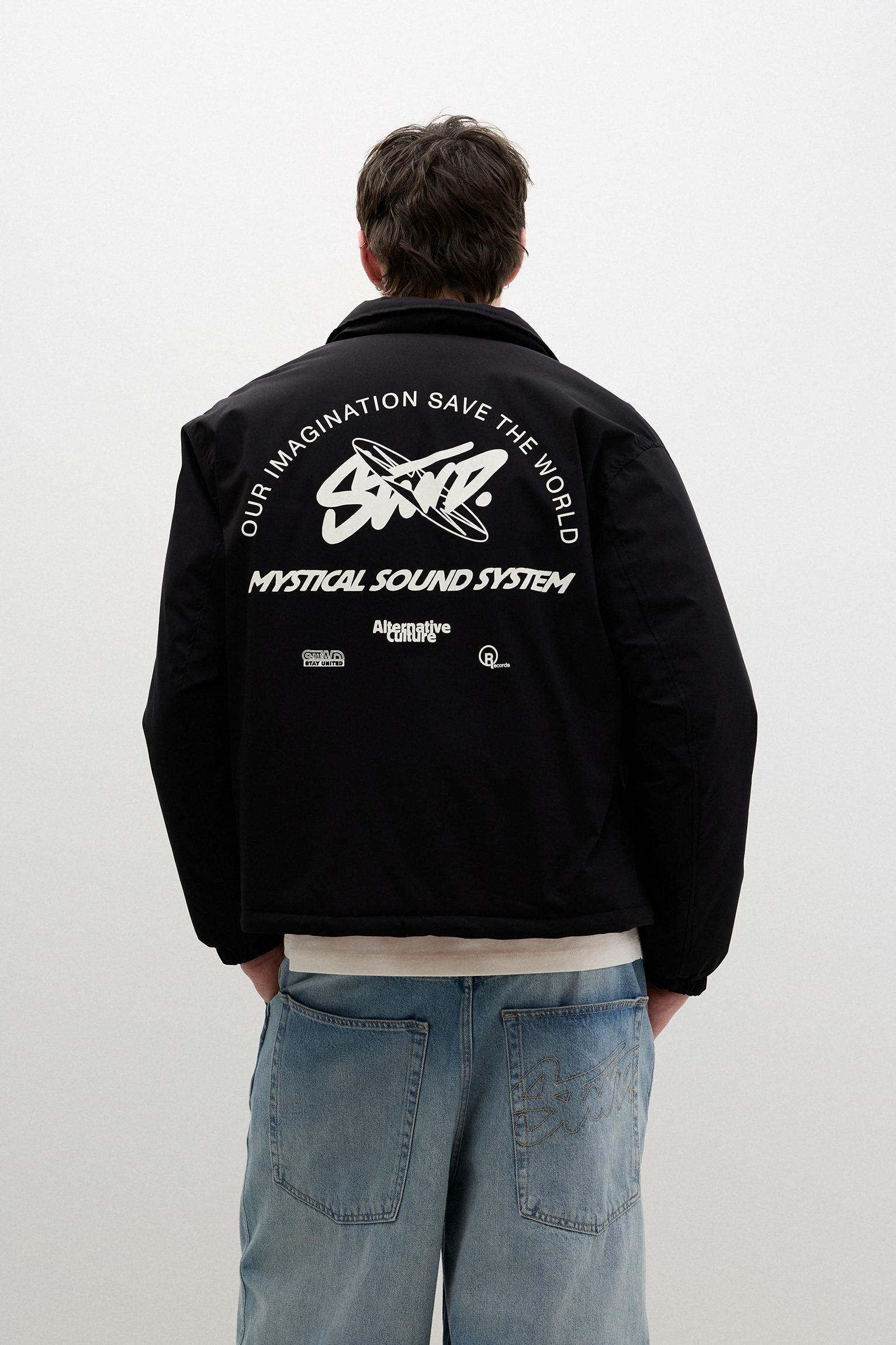Lightweight STWD jacket with back graphic Product Image