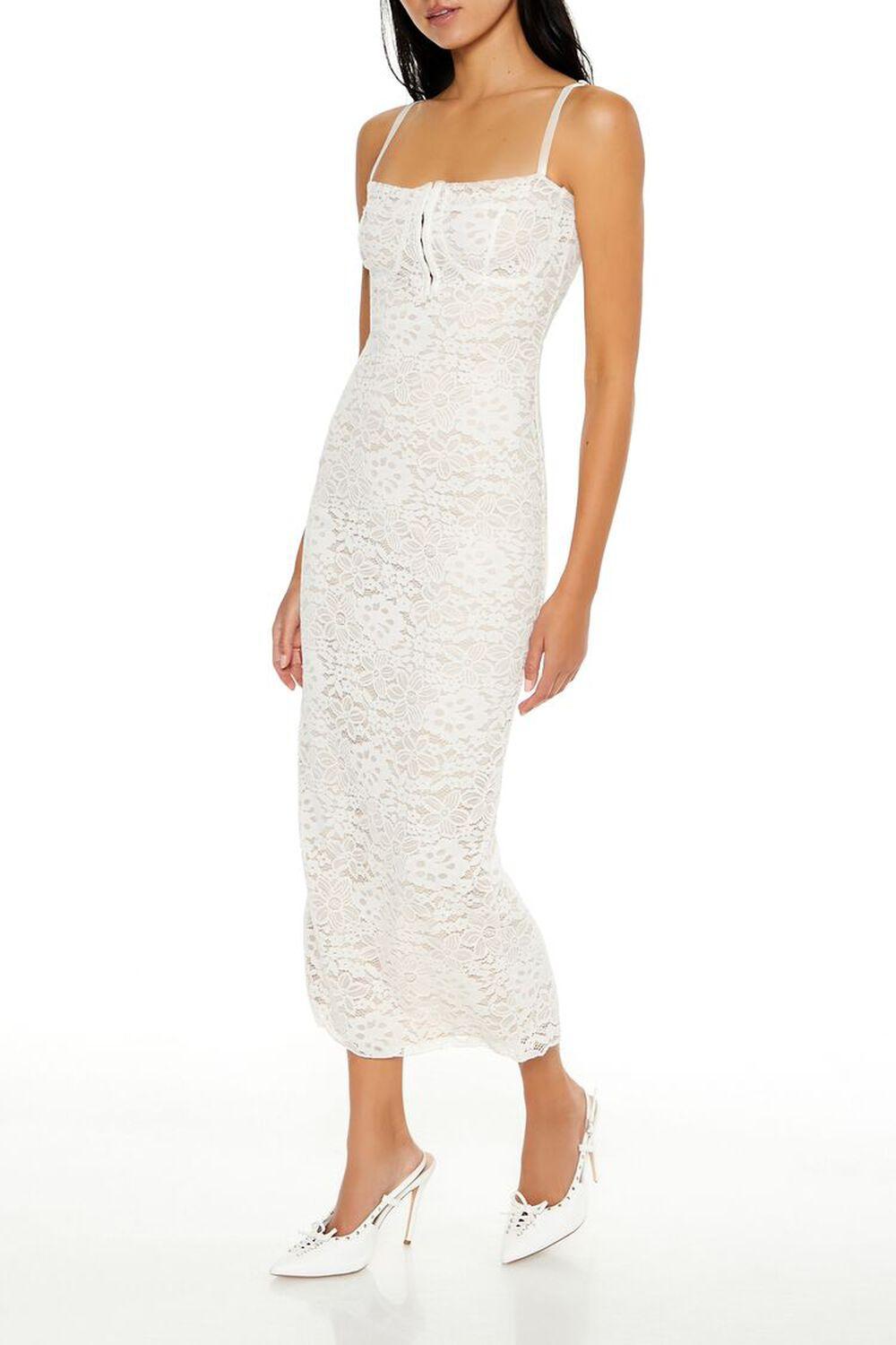 Lace Bodycon Bustier Midi Dress | Forever 21 Product Image